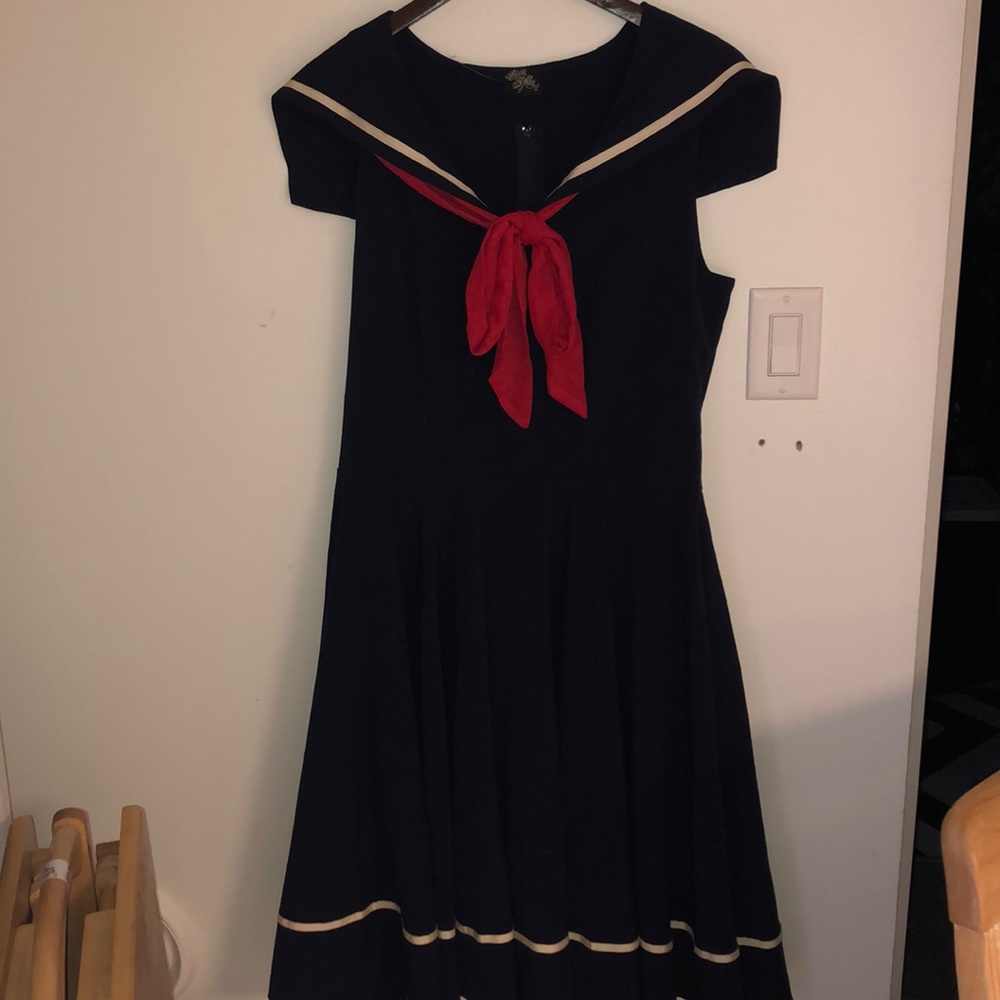 Plus Size Never Worn Sailor Dress from ModCloth